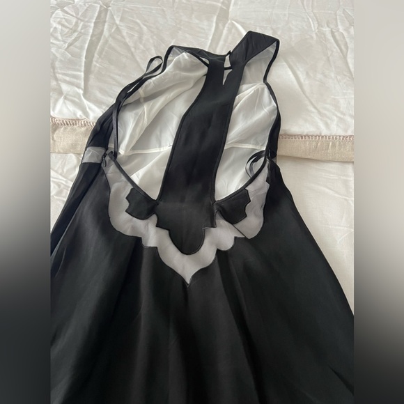 BCBGMaxAzria Runway Perla Blocked Design Silk Dress - Picture 14 of 14